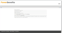 Desktop Screenshot of powerbenefits.com